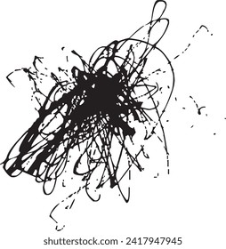 Ink drops and splashes. Blotter spots, liquid paint drip drop splash and ink splatter. Artistic dirty grunge abstract spot vector set. Illustration monochrome drip splash, splat messy inkblot Vector
