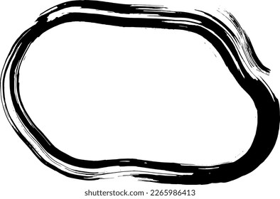 Ink Dry Brush Grunge Free Hand Frame