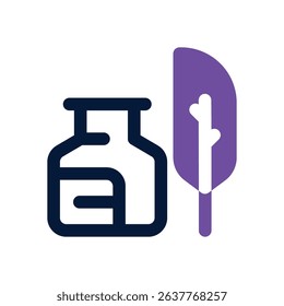 ink duotone icon. Sleek and modern vector icon for websites, mobile apps, marketing materials, and corporate design. Fully scalable and ready to use.