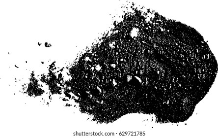 Ink dust texture for your design. Grunge powder pattern. Vector handmade background. Backdrop with sand texture effect.