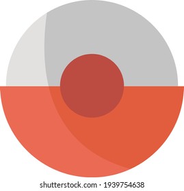 Ink eraser, illustration, vector on a white background