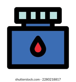 icono de relleno de tinta conjunto de celebración del Día Mundial del Arte