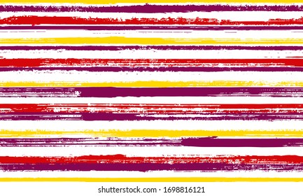 Ink freehand straight lines vector seamless pattern. Classic kids clothes fabric design. Vintage geometric straight lines, stripes on white background. Seamless pattern.