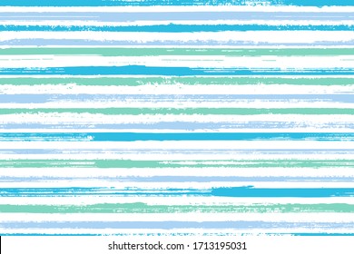 Ink freehand straight lines vector seamless pattern. Trendy linen fabric print design. Retro texture straight lines, stripes banner background. Seamless pattern.