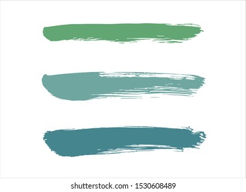 ink green paint stroke background watercolor vector illustration design