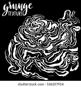 Ink grunge texture. White and black abstract marbling texture. Handmade technique.