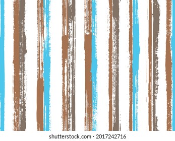 Ink hand drawn parallel lines vector seamless pattern. Messy swimwear marine design. Old style geometric parallel lines, striles background swatch. Endless ornament.