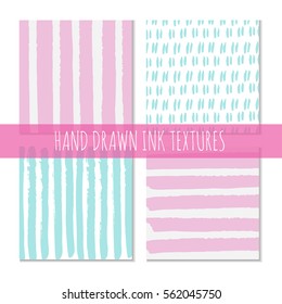Ink hand drawn pattern, texture. Can be used for wallpaper, background of web page, scrapbook, party decoration, t-shirt design, card, print, poster, invitation, packaging and so on.