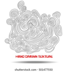 Ink hand drawn texture. Psychedelic monochrome background. Marble pattern