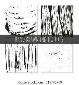 Ink hand drawn textures. Can be used for wallpaper, background of web page, scrapbook, party decoration, t-shirt design, card, print, poster, invitation, packaging and so on.