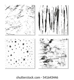 Ink hand drawn textures. Can be used for wallpaper, background of web page, scrapbook, party decoration, t-shirt design, card, print, poster, invitation, packaging and so on.