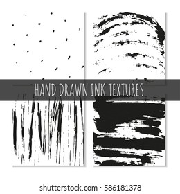 Ink hand drawn textures. Can be used for wallpaper, background of web page, scrapbook, party decoration, t-shirt design, card, print, poster, invitation, packaging and so on.