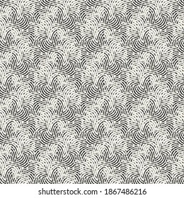 Ink Hatching Textured Ethnic Seamless Pattern Stock Vector (Royalty ...