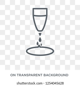 Ink icon. Ink design concept from  collection. Simple element vector illustration on transparent background.