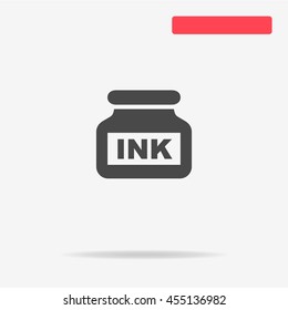 Ink icon. Vector concept illustration for design.