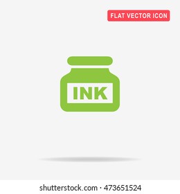 Ink icon. Vector concept illustration for design.
