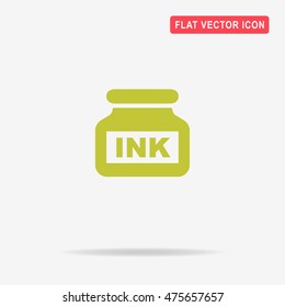 Ink icon. Vector concept illustration for design.