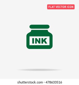 Ink icon. Vector concept illustration for design.