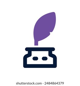 ink icon. vector dual tone icon for your website, mobile, presentation, and logo design.