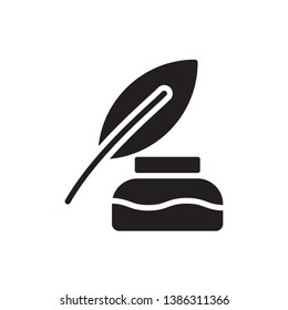 ink icon vector glyph style