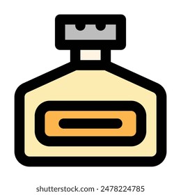 Icono de tinta, Ilustración vectorial, estilo relleno, mejor utilizado para el Web