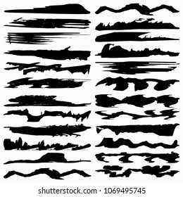 ink line collection for your design vector illustration