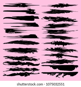 ink line collection for your design vector illustration