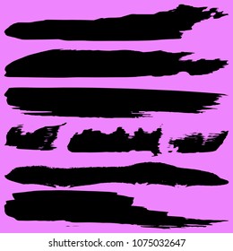 ink line collection for your design vector illustration