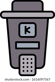 Ink Line Vector Icon Design