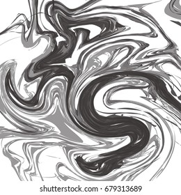  Ink marble style texture. Hand drawn marbling effect. Abstract background with liquid paint. 