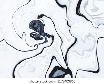 Ink marble vector texture abstract background