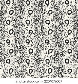 Ink Organic Mesh Textured Striped Pattern