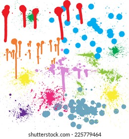 Ink and paint blot set