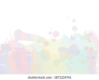 Ink Paint Brush. Psychedelic Paper Watercolor Cover Background. Vintage Texture Illustration. Crimson Red Geometric Watercolor Fabric Design. Fluid Splash.  Abstract Texture Backdrop. 