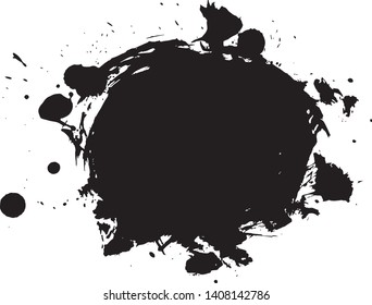 Ink Paint Brush Splash for Background or Wallpaper svg