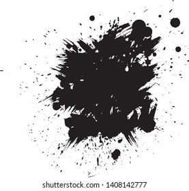 Ink Paint Brush Splattered for Background or Wallpaper svg
