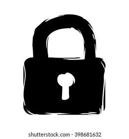 ink paint lock icon