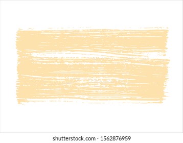 ink paint stroke yellow background vector