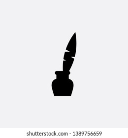 ink paste icon sign signifier vector