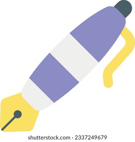 ink pen flat icons design