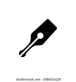 ink pen icon. Element of art and painting for mobile concept and web apps. Detailed ink pen icon can be used for web and mobile. Premium icon on white background