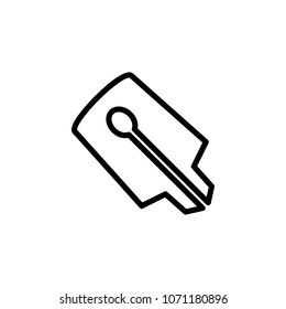 ink pen pen icon. Element of minimalistic icons for mobile concept and web apps. Thin line icon for website design and development, app development