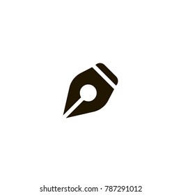 ink pen icon. sign design