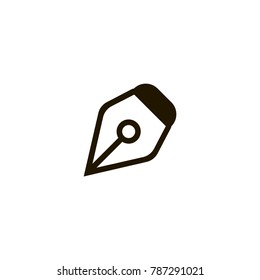ink pen icon. sign design