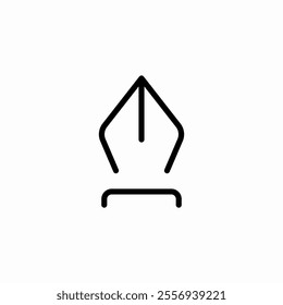 ink pen icon sign vector