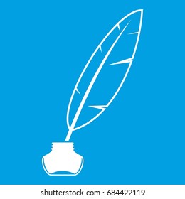 Ink with pen icon white