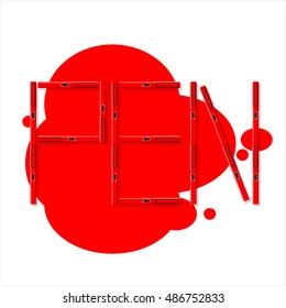 ink pen illustration vector, stationery, logo, symbol, design