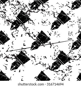 Ink pen pattern, grunge, black image on white background