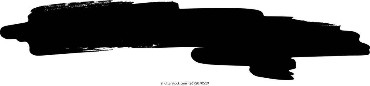 Ilustración vectorial de trazo de pluma de tinta