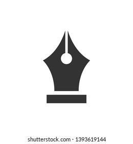 Ink Pen Vector glyph graphics Icon